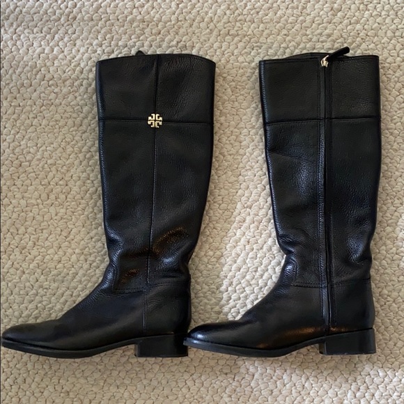 BLACK TORY BURCH RIDING BOOTS - Picture 2 of 4